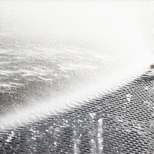 Power Washing Precision in Action Close-up of water spray nozzle cleaning a textured surface with precision