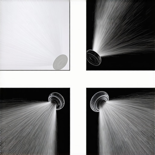 Person adjusting a power washer nozzle with various spray angle tips for different surfaces.